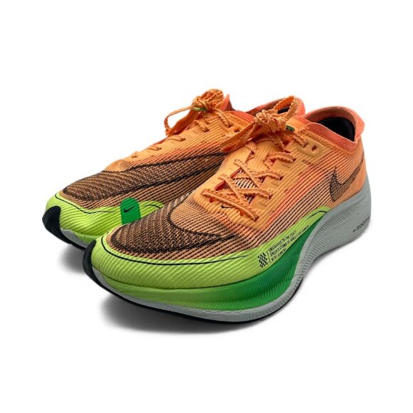 Nike Zoomx Vaporfly Next%2 Peach Cream Green Shock CU4123-801 Women's Size 7.5 - Picture 4 of 7